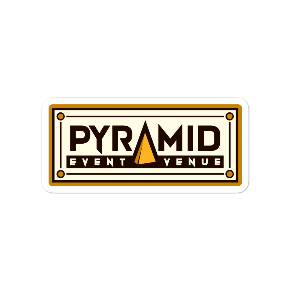 Pyramid Event Venue Sticker