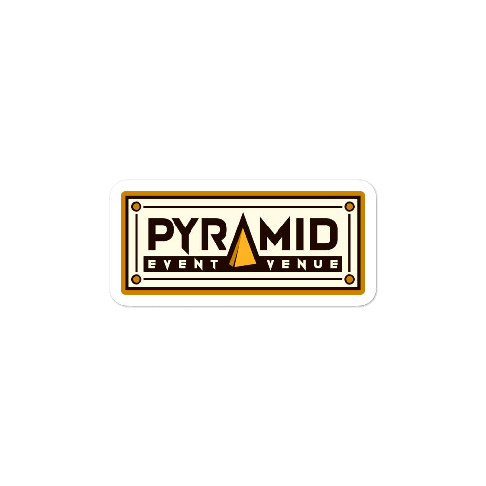 Pyramid Event Venue Sticker