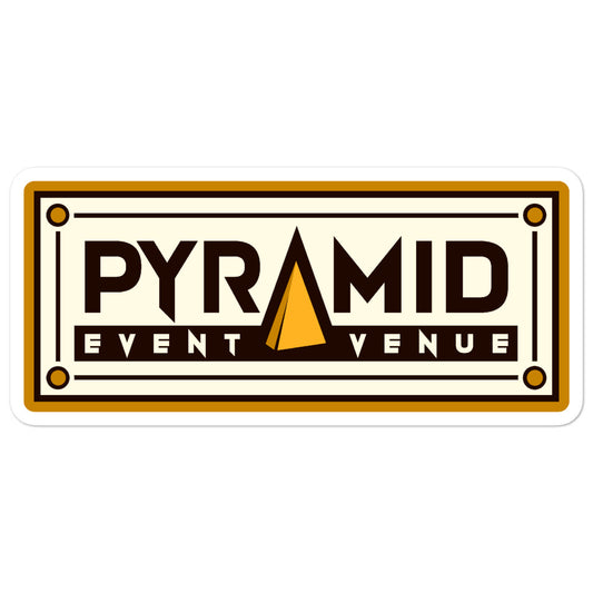 Pyramid Event Venue Sticker